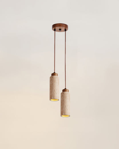 Beruhigende Stein-Harmonie Wabi-Sabi Pendelleuchte