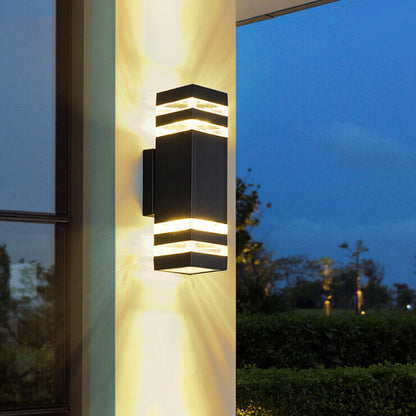 DropGuard | Wetterfeste LED Wandleuchte für Außenbereich – Moderne Beleuchtungslösung