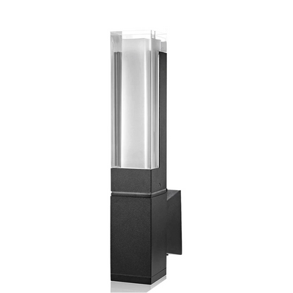 LumoGraph | Aluminium LED Außenwandleuchte Schwarz | Wetterfest & Energiesparend