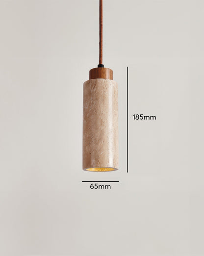 Beruhigende Stein-Harmonie Wabi-Sabi Pendelleuchte