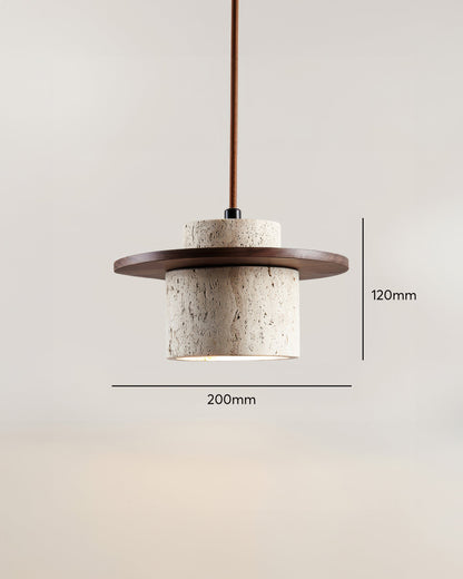 LumaStone | Die minimalistische Pendelleuchte aus Naturstein und Holz