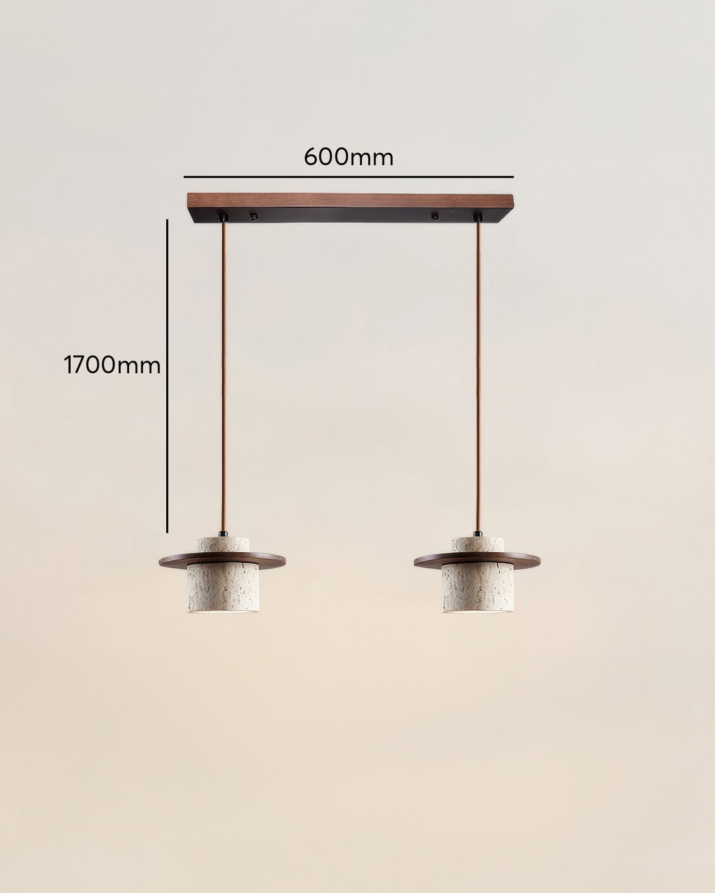 LumaStone | Die minimalistische Pendelleuchte aus Naturstein und Holz