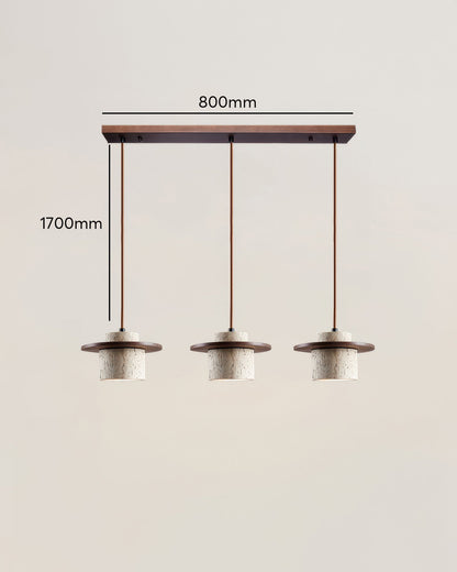 LumaStone | Die minimalistische Pendelleuchte aus Naturstein und Holz