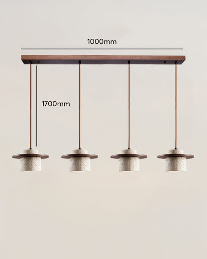 LumaStone | Die minimalistische Pendelleuchte aus Naturstein und Holz