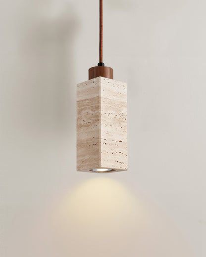 Beruhigende Stein-Harmonie Wabi-Sabi Pendelleuchte