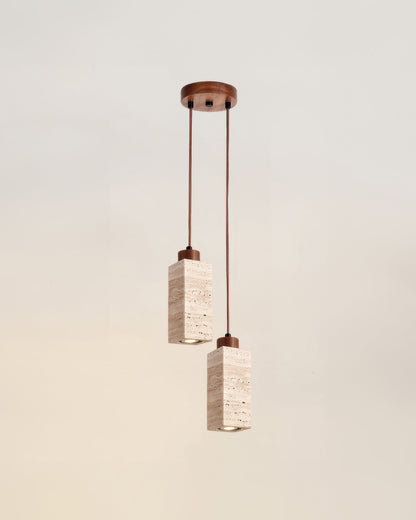 Beruhigende Stein-Harmonie Wabi-Sabi Pendelleuchte