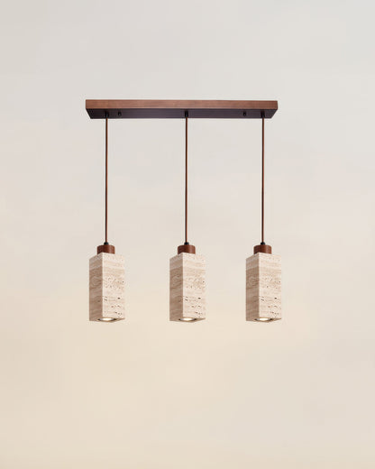 Beruhigende Stein-Harmonie Wabi-Sabi Pendelleuchte