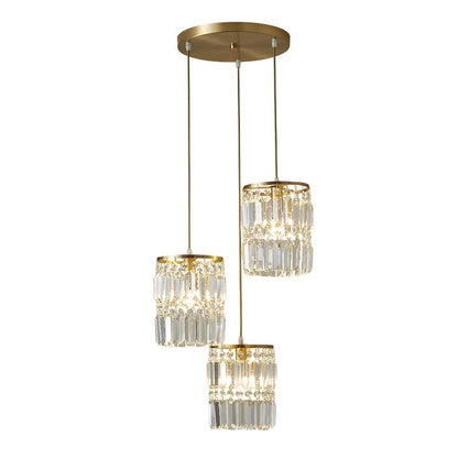 LumoViva | 3-Licht Klarglas-Pendelleuchte