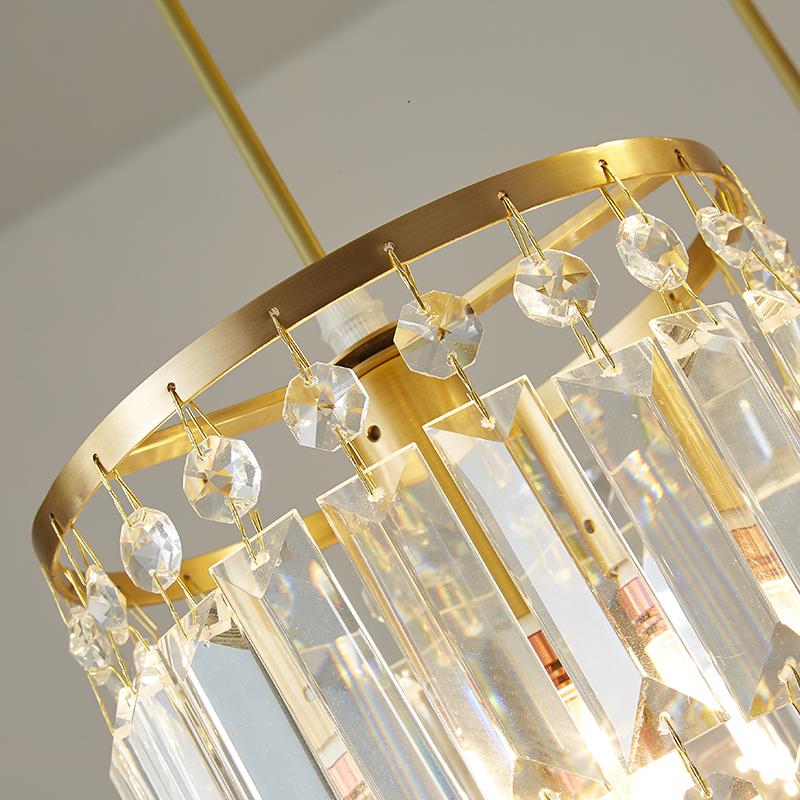 LumoViva | 3-Licht Klarglas-Pendelleuchte