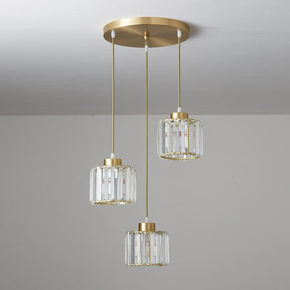 LumiOrbis | 3-flammige Kristallpendelleuchte