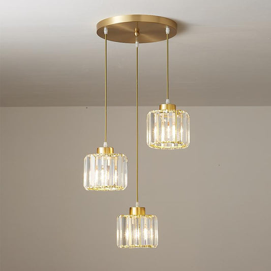 LumiOrbis | 3-flammige Kristallpendelleuchte