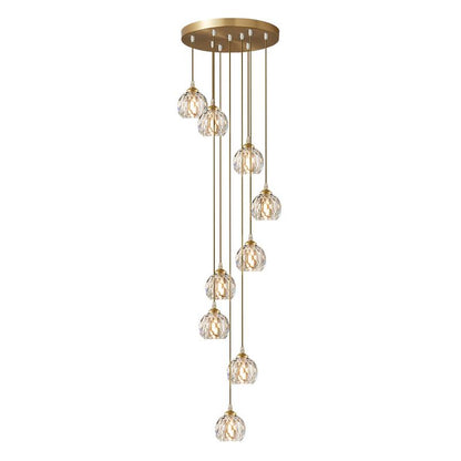 SpiraLume | Kuppel-Cluster-Pendelleuchte