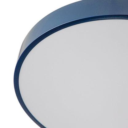 AquaDrum | LED-Deckenleuchte – Nordisches Semi-Flush Drum-Design