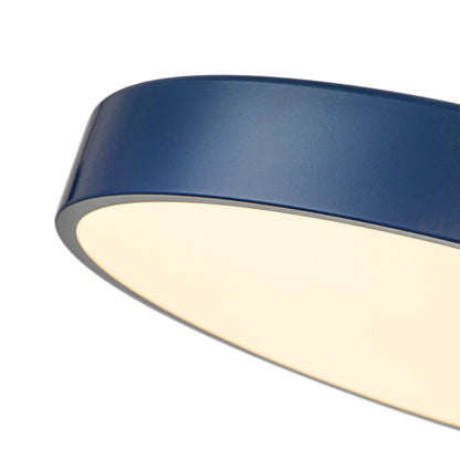 AquaDrum | LED-Deckenleuchte – Nordisches Semi-Flush Drum-Design
