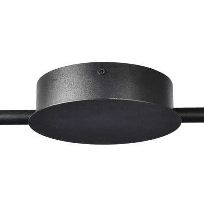 SkyLine DimLine | Dimmbares LED-Hängeprofil in Schwarz mit Fernbedienung – Höhenverstellbare Pendelleuchte