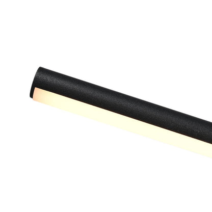 SkyLine DimLine | Dimmbares LED-Hängeprofil in Schwarz mit Fernbedienung – Höhenverstellbare Pendelleuchte