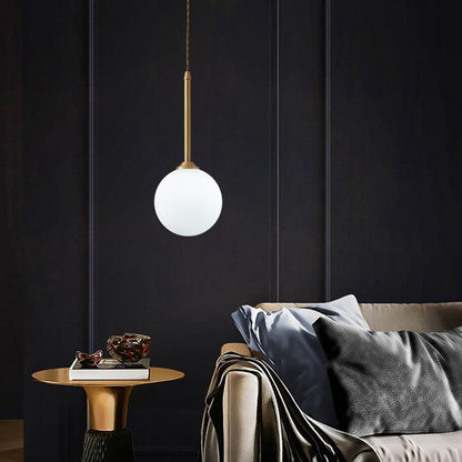 LumoSphere | Opal-Globus-Pendelleuchte