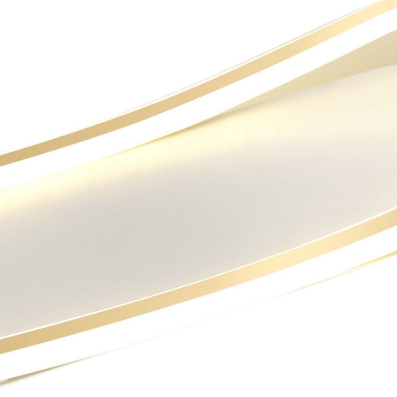 WaveRect | LED-Deckenleuchte – Rechteckige Wellenform, Warmweiß 3000K, modernes Design, UL/CE