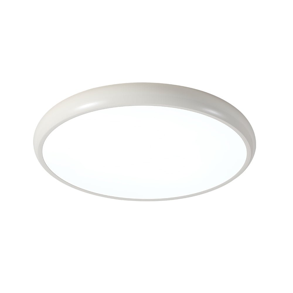 GlanzHolz | LED-Deckenleuchte – Runde Minimalistische Lampe mit Holzfurnier & Acrylabdeckung