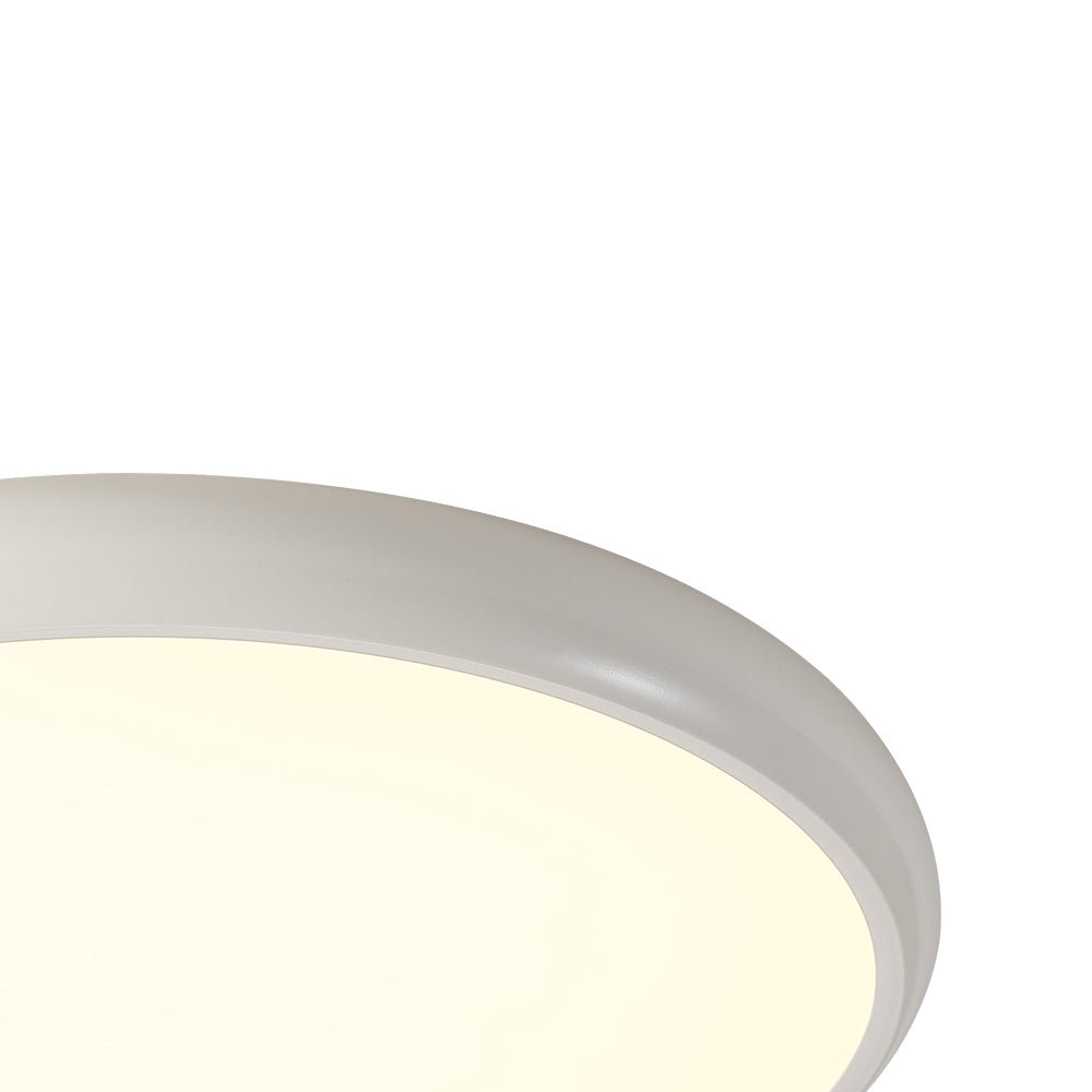 GlanzHolz | LED-Deckenleuchte – Runde Minimalistische Lampe mit Holzfurnier & Acrylabdeckung