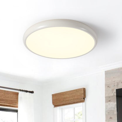 GlanzHolz | LED-Deckenleuchte – Runde Minimalistische Lampe mit Holzfurnier & Acrylabdeckung