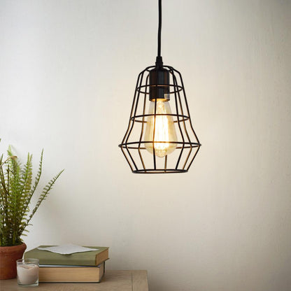 RustikCage | Industrielle Vintage Käfig-Pendelleuchte