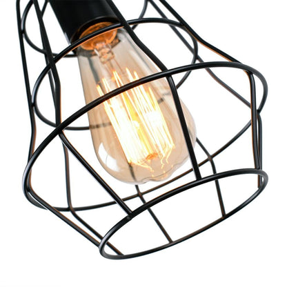 RustikCage | Industrielle Vintage Käfig-Pendelleuchte