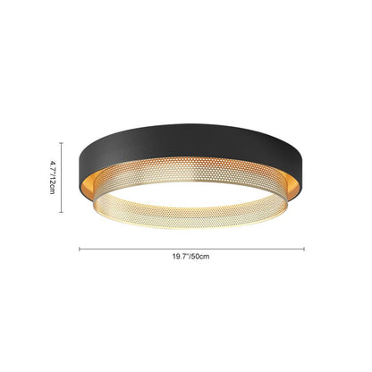 HaloVoid | Moderne LED-Deckenlampe – Runde Hohlform, Warmweiß/Kaltweiß 3000K/6000K, 30W, Ø50cm, CE-zertifiziert