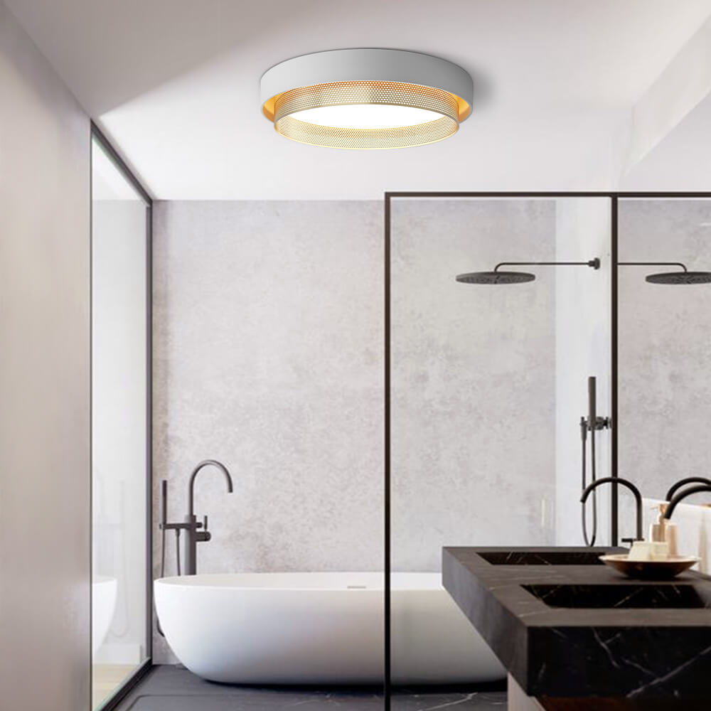 HaloVoid | Moderne LED-Deckenlampe – Runde Hohlform, Warmweiß/Kaltweiß 3000K/6000K, 30W, Ø50cm, CE-zertifiziert