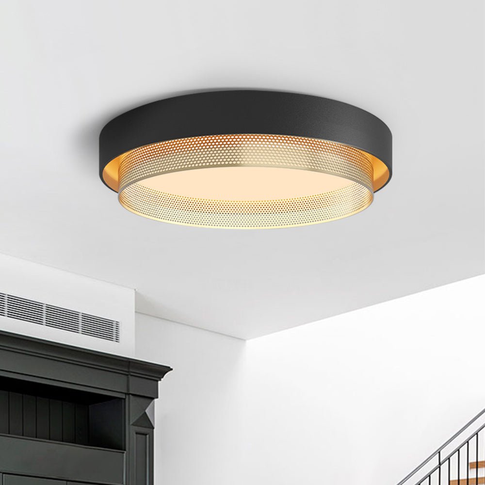 HaloVoid | Moderne LED-Deckenlampe – Runde Hohlform, Warmweiß/Kaltweiß 3000K/6000K, 30W, Ø50cm, CE-zertifiziert