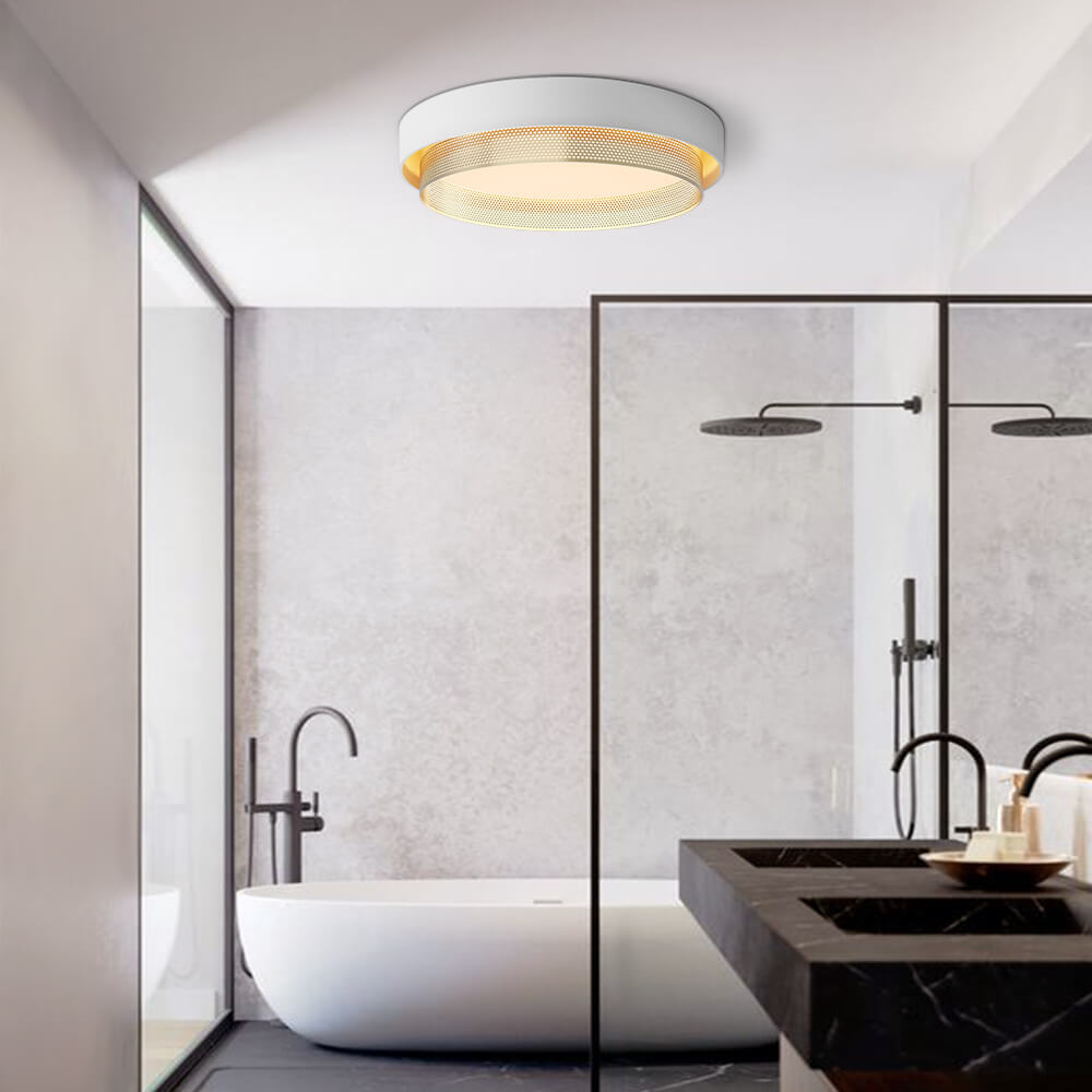 HaloVoid | Moderne LED-Deckenlampe – Runde Hohlform, Warmweiß/Kaltweiß 3000K/6000K, 30W, Ø50cm, CE-zertifiziert