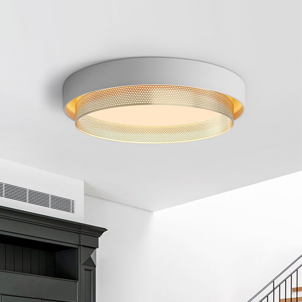 HaloVoid | Moderne LED-Deckenlampe – Runde Hohlform, Warmweiß/Kaltweiß 3000K/6000K, 30W, Ø50cm, CE-zertifiziert