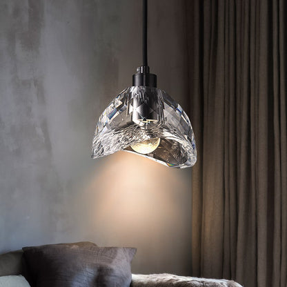 NordGlobe | LED-Pendelleuchte – Nordic Modern Glaslampe mit schwarzem Finish, Ø13cm, 3000K, UL/CE