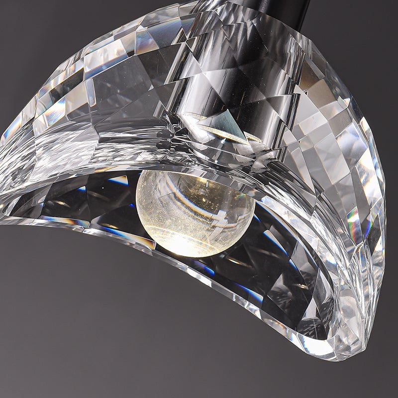 NordGlobe | LED-Pendelleuchte – Nordic Modern Glaslampe mit schwarzem Finish, Ø13cm, 3000K, UL/CE