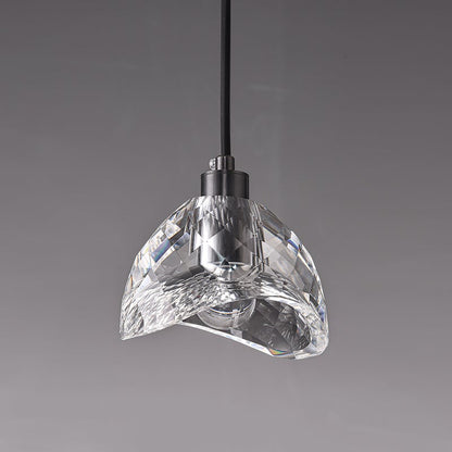 NordGlobe | LED-Pendelleuchte – Nordic Modern Glaslampe mit schwarzem Finish, Ø13cm, 3000K, UL/CE