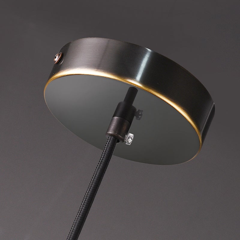 NordGlobe | LED-Pendelleuchte – Nordic Modern Glaslampe mit schwarzem Finish, Ø13cm, 3000K, UL/CE