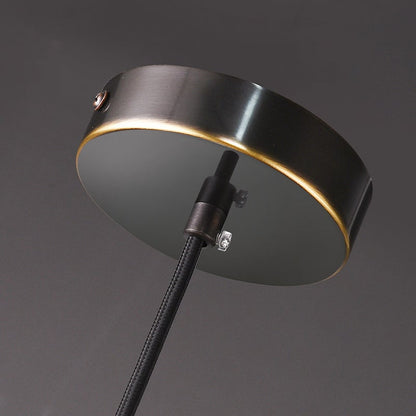 NordGlobe | LED-Pendelleuchte – Nordic Modern Glaslampe mit schwarzem Finish, Ø13cm, 3000K, UL/CE