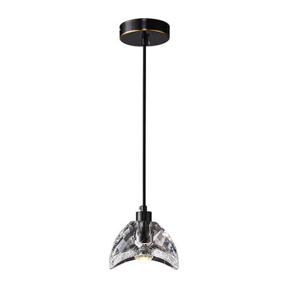 NordGlobe | LED-Pendelleuchte – Nordic Modern Glaslampe mit schwarzem Finish, Ø13cm, 3000K, UL/CE