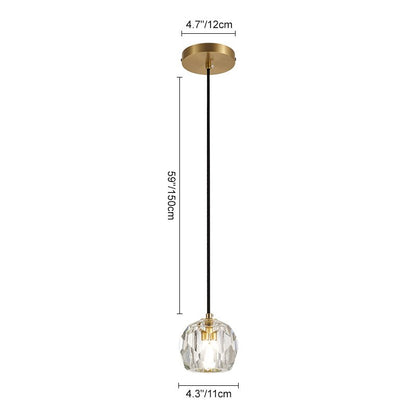Glamora | Kristall Pendelleuchte