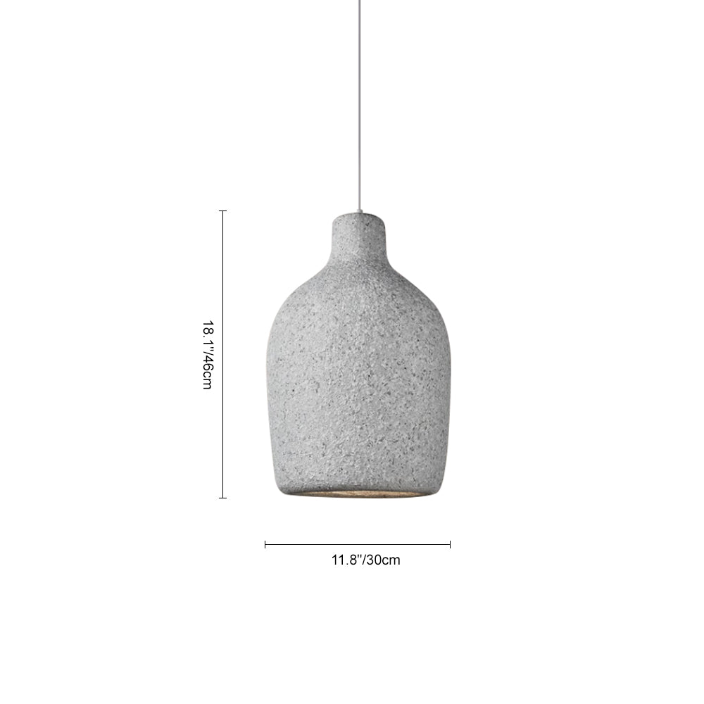VasoLume | Moderne industrielle Vaseform-Pendelleuchte