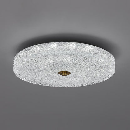 StarryGlaze | LED-Deckenleuchte – Funkelndes Glasdesign, rund, UL/CE
