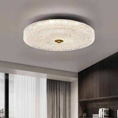 StarryGlaze | LED-Deckenleuchte – Funkelndes Glasdesign, rund, UL/CE