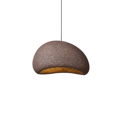 WabiFleck | Handgefertigte Pendelleuchte im japanischen Wabi-Sabi-Stil – Dimmbar