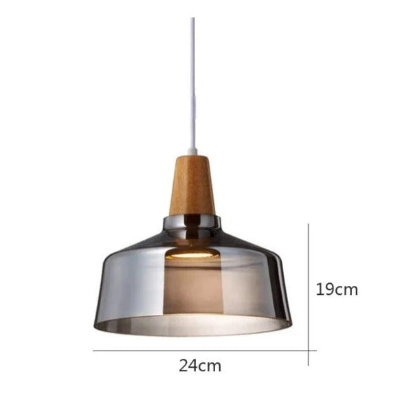 Aurora Eleganz - Moderne Nordic Glas-Hängeleuchte für Wohnräume