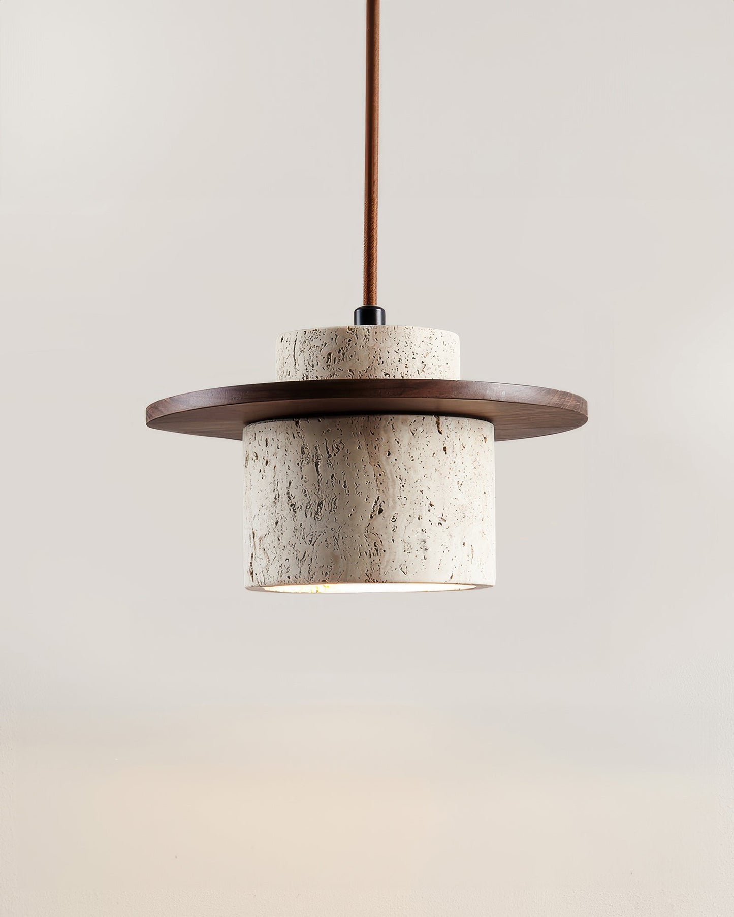 LumaStone | Die minimalistische Pendelleuchte aus Naturstein und Holz