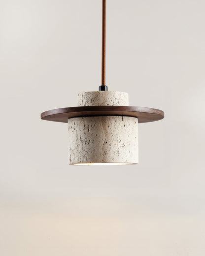 LumaStone | Die minimalistische Pendelleuchte aus Naturstein und Holz