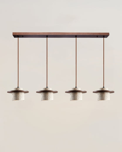 LumaStone | Die minimalistische Pendelleuchte aus Naturstein und Holz