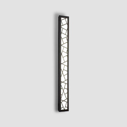 Schwarze LED Wandlampe aus Aluminium – Moderne Wandleuchte für Außenbereiche-2