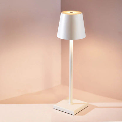 LumiFlex | Kabellose Tischlampe – Wiederaufladbare LED-Lampe mit Modernem Minimalistischem Design, Warmes Licht für Wohnzimmer, Schlafzimmer & Büro