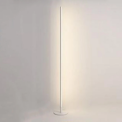LunaLux | Moderne Schlankes LED-Stehleuchte – Dimmbar mit Fernbedienung, Schwarz, Gold, Weiß